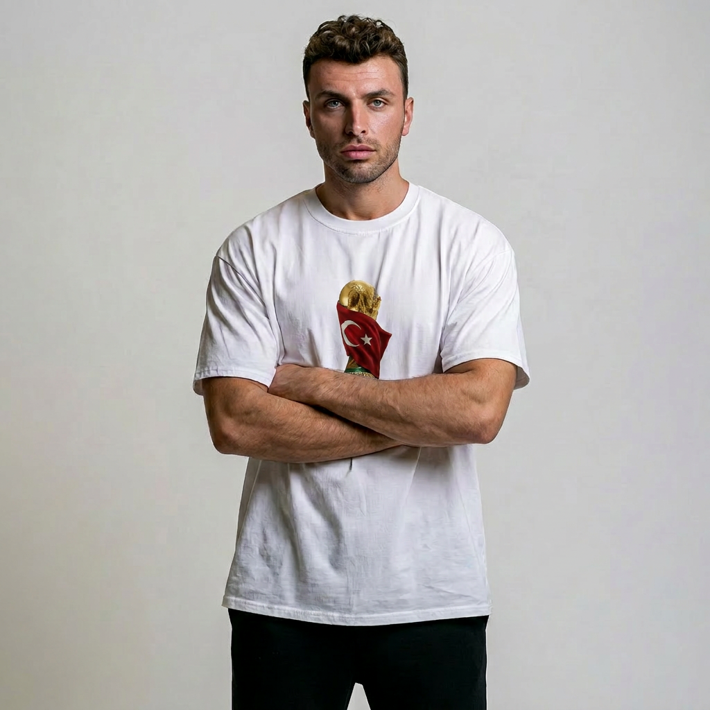 Dünya Kupası Tişört – Türkiye Milli Takım Özel Seri Oversize T-Shirt 19