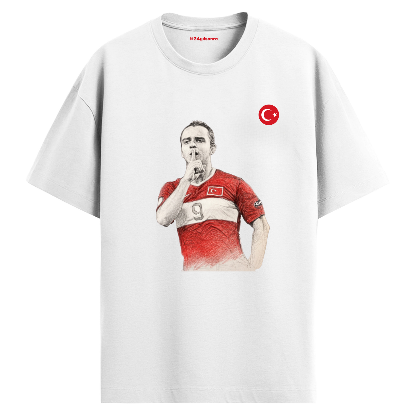 Dünya Kupası Tişört – Türkiye Milli Takım Özel Seri Oversize T-Shirt 11
