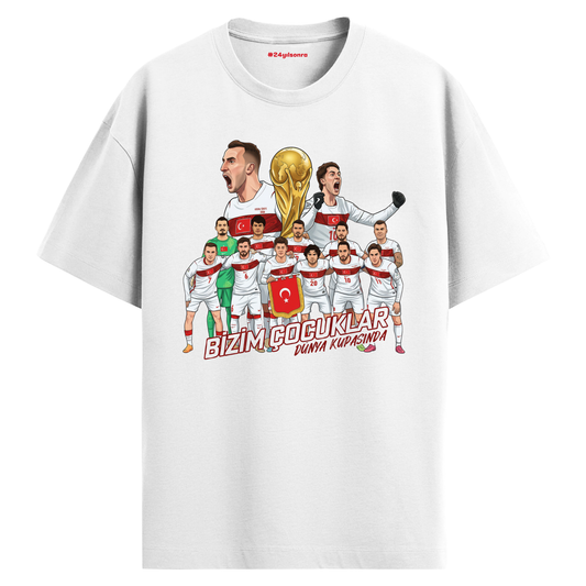 Dünya Kupası Tişört – Türkiye Milli Takım Özel Seri Oversize T-Shirt 10