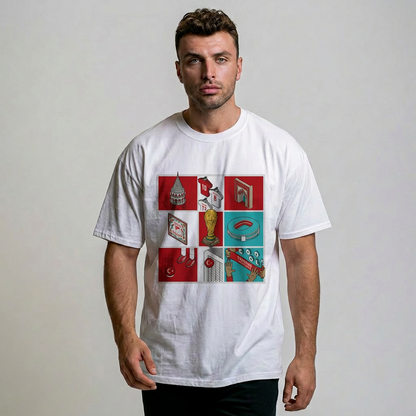 Dünya Kupası Tişört – Türkiye Milli Takım Özel Seri Oversize T-Shirt 18